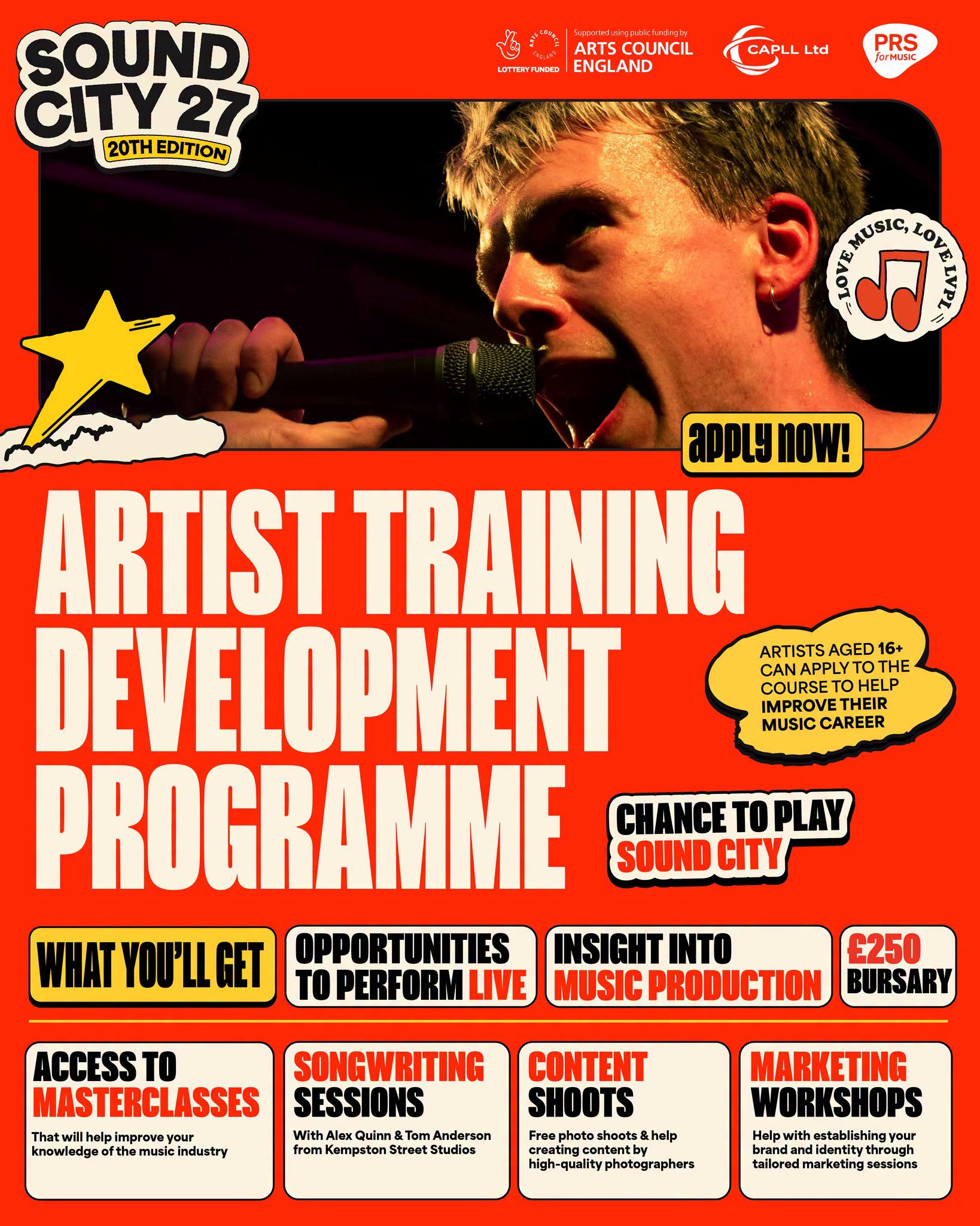 Sound City Artist Talent Development Programme open